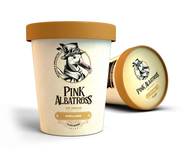 Pink Albatross Helado de Avellana Vegano